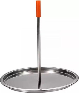Verticale BBQ spies, voor kip, gyros. 20 cm, op stabiele voet.