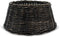 Rieten Kerstboomhuls Black Wash diameter 60 cm