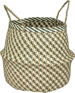 Rieten Mand - Zeegras Naturel groen en naturel 35 x 40 cm - Bloempot