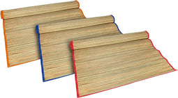 Rieten strandmat 60x180cm. Kleur assorti geleverd