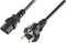 Conrad SY-5243880 - Aansluitkabel Koud - Spiraalkabel 2,5 m - Zwart