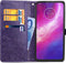 Hoesje Met Pasjeshouder Geschikt voor Motorola Moto G8 Power - Mandala Bookcase - Paars