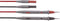 Rigol LEAD-DMM Veiligheidsmeetsnoerenset Banaanstekker 4 mm Testpunt 1.20 m Zwart, Rood 1 stuk(s)