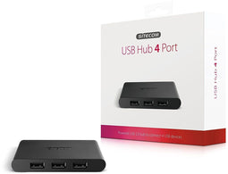 Sitecom CN-081 - USB 2.0 Hub - 4x USB 2.0 type-A - Zwart