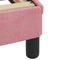 vidaXL - Bedframe - met - hoofdeinde - zonder - matras - 120x200 - cm - fluweel - roze