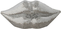 Decoratieve figuren Home ESPRIT Zilverkleurig Lippen 33 x 11 x 14 cm