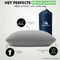 Travelhawk Reiskussen - Nekkussen - Memory Foam - Lichtgrijs