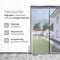 O'DADDY® Deurgordijn Deluxe FIBER - Magnetisch Vliegengordijn - Zelfsluitend - Zwart - 150x260 cm
