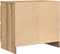 vidaXL - Tv-meubel - 60x35x54 - cm - bewerkt - hout - artisanaal - eikenkleur