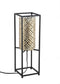 PTMD Brandon Vierkante Tafellamp - 15 x 15 x 47 cm - Metaal - Goud