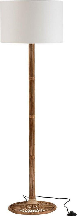 J-Line vloerlamp naia rotan wit 155 x 45 x 45