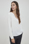 Ichi IHMAIN LS2 - Dames Blouse - V-hals - Maat 36