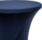 Statafelrok marineblauw 80 cm - partytafel - Alora tafelrok voor statafel - Statafelhoes - Bruiloft - Cocktailparty - Stretch Rok