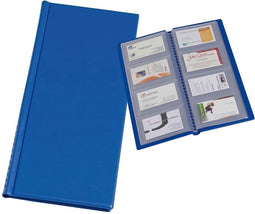 Rillstab Visitekaartmap kunststof 12 tas Blauw