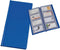 Rillstab Visitekaartmap kunststof 12 tas Blauw