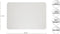 Rillstab vloerbeschermer harde vloeren - 120x 180 cm - bureaustoelmat - polyarbonaat – transparant - bureau accessoires