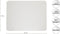 Rillstab vloerbeschermer harde vloeren - 90x 120 cm - bureaustoelmat - polyarbonaat – transparant - bureau accessoires