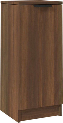 vidaXL - Dressoir - 30x30x70 - cm - bewerkt - hout - bruin - eikenkleur