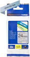 Brother TZE-M951 - Labeltape - 24mm breed - Zwart op mat zilver - 8m lengte