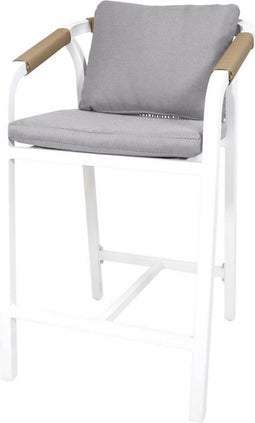 Rimini barstoel tuin wit (Set van 4)