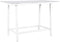 Rimini bartafel tuin wit 154,5x90x95cm