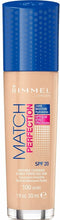 Rimmel London Match Perfection Foundation - 100 Ivory - Beige
