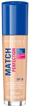 Rimmel London Match Perfection Foundation - 100 Ivory - Beige