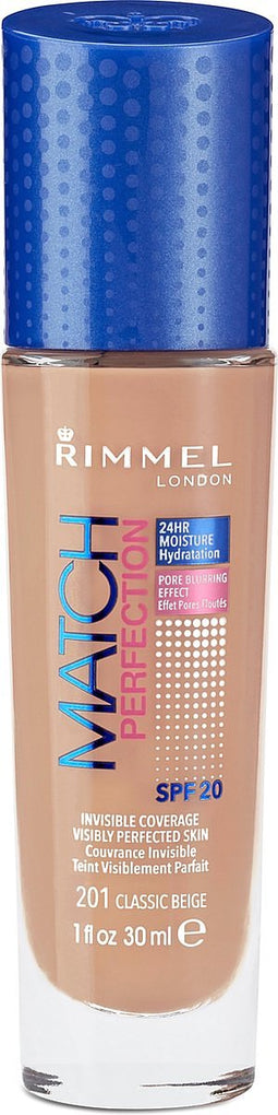 Rimmel London Match Perfection Foundation 201 Classic Beige