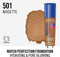 Rimmel London Match Perfection Foundation 501 Noisette