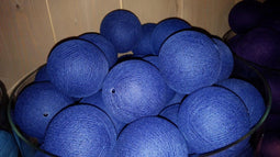 5 stuks Cotton Ball Donkerblauw
