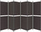 vidaXL - Kamerscherm - met - 6 - panelen - 300x180 - cm - stof - bruin