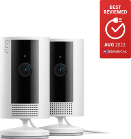 Ring Indoor Camera (2nd Gen) - duopack - Wit- Beveiligingscamera - Binnenshuis camera - 2 stuks