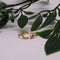 Ring Met Letter - Ring Met Steen - Letter Ring - Ring Letter - Initial Ring - (Zilver 925) Gold-Plated Letter H - Cadeautje voor haar