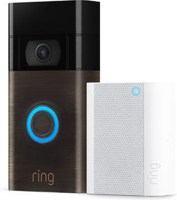 Ring Video Doorbell (2nd Gen) Venetian Bronze met Chime - slimme deurbel - batterij