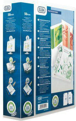 Ringband Elba 4-ringen van 50mm D-Ring Transparant