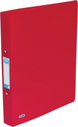 Ringband Elba Urban 2 rings A4 40 mm rood