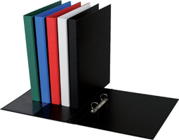 Ringband Huismerk 2-ringen van 20mm D-Ring Zwart