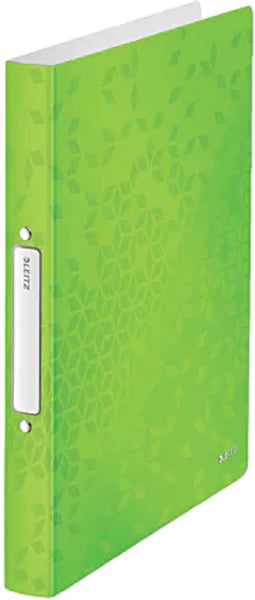 Ringband Leitz WOW A4 2-rings O-mech 25mm PP groen - 10 stuks