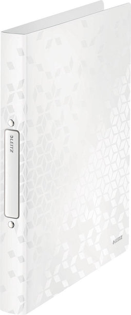 Ringband Leitz WOW A4 2-rings O-mech 25mm PP wit - 10 stuks