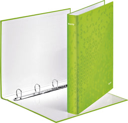 Ringband Leitz WOW A4 4-rings D-mech 25mm karton groen | 10 stuks
