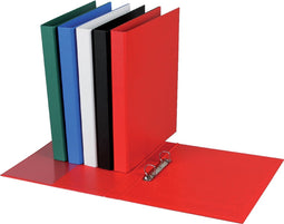 Ringband Quantore A4 2-rings D-mech 20mm PP rood - 20 stuks