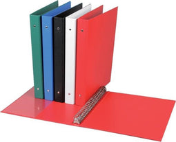 Ringband Quantore A4 23-rings O-mech 19mm PP rood