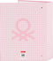 Ringmap Benetton Vichy Roze A4 (27 x 33 x 6 cm)