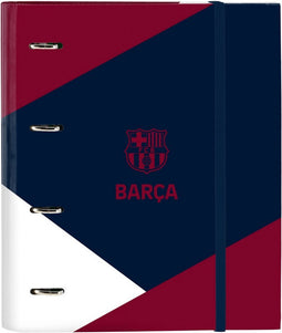 Ringmap F.C. Barcelona A4 Kastanjebruin (35 mm)