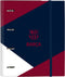 Ringmap F.C. Barcelona A4 Kastanjebruin (35 mm)