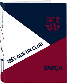 Ringmap F.C. Barcelona Blauw Kastanjebruin A4 (25 mm)