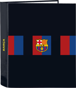 Ringmap F.C. Barcelona Kastanjebruin Marineblauw A4 (27 x 33 x 6 cm)