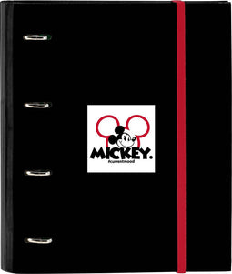 Ringmap Mickey Mouse Clubhouse Mickey mood Rood Zwart (27 x 32 x 3.5 cm)