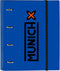 Ringmap Munich Submarine 27 x 32 x 3.5 cm Elektrisch blauw