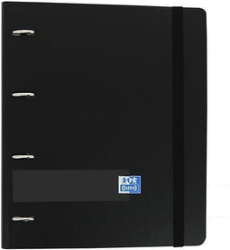 Ringmap Oxford Navulling (100 Lakens) Zwart A4